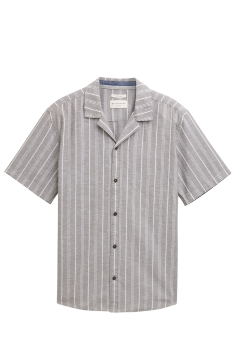 Tom Tailor striped cotton linen shirt